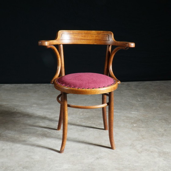 Antique Thonet 233 Chair – 1920s – Office chairs, Textile, Vintage (photo 3 of 8)