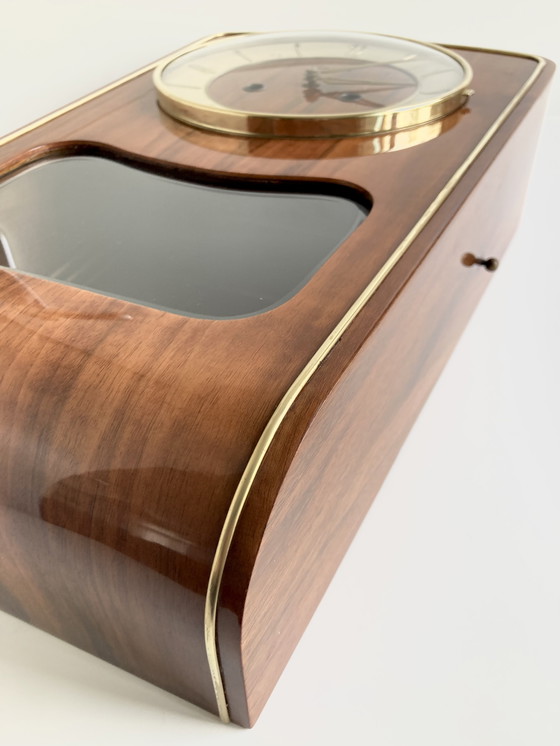 Image 1 of Vintage Kieninger wall clock - mechanical - 1950s/60s