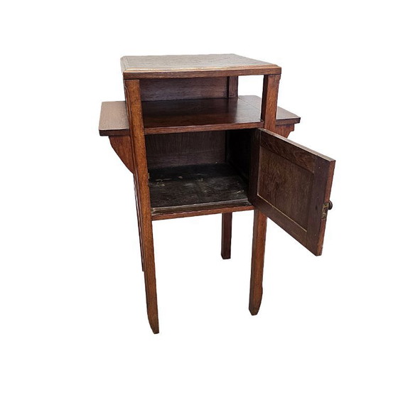 Image 1 of Frans Arts and Craft eiken kastje, begin 1900