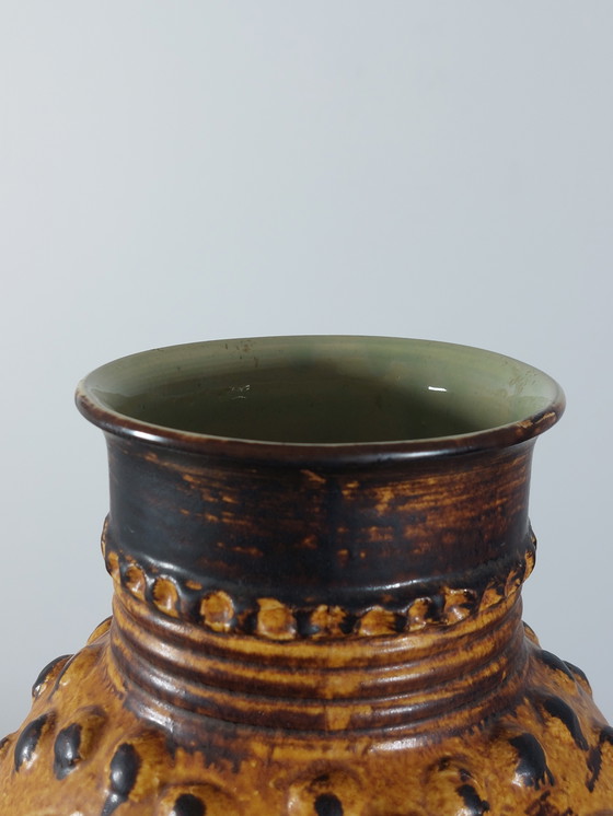 Image 1 of Vaso da terra in ceramica vintage di metà secolo, Bay Keramik, Germania Ovest