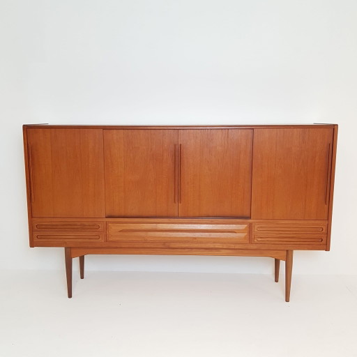 Vintage Wandkast Johannes Andersen Deens Teak Highboard – Wood (photo 2 of 15)