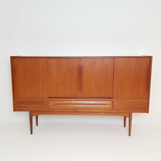 Vintage Wandkast Johannes Andersen Deens Teak Highboard – Wood (photo 2 of 15)