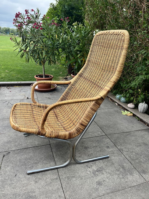 Dirk van Sliedrecht 514c rieten fauteuil