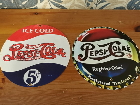 Image 1 of Lot de Pepsi Cola style vintage