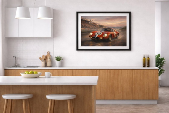Ferrari 250 GTO (Chassis #3705GT) Mit Startnummer #19 Pierre Noblet Und Jean - Ferrari - 250 GTO – Kunstdrucke (photo 4 of 7)