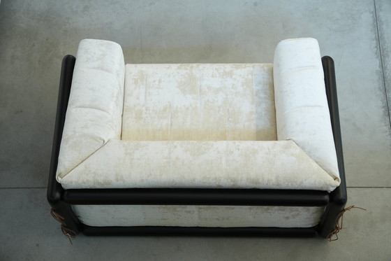 Image 1 of 1973 "Cornaro" Sofa & Fauteuil Set door Carlo Scarpa voor Gavina - Iconisch Italiaans Modernistisch Ontwerp