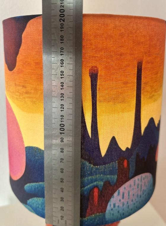 Image 1 of Lampe de balcon Space Age - sans fil - céramique recyclée d'Allemagne de l'Ouest