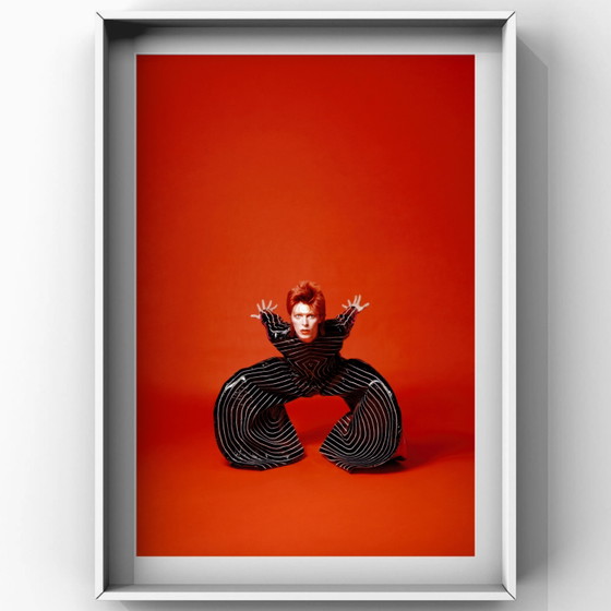 Image 1 of 1x David Bowie milieu du siècle en couleur | beaux-arts 1973