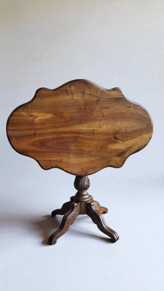 Table violon à quatre pieds vers 1900 – Tables d'appoint (photo 11 of 14)