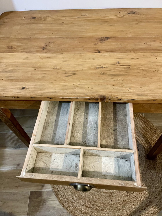 Image 1 of Old farm table