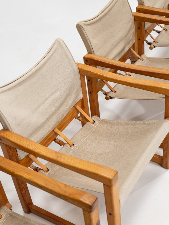 Image 1 of Midcentury Modern Set of Four Karin Mobring Armchairs Model Diana by Ikea in Sweden, 1970s