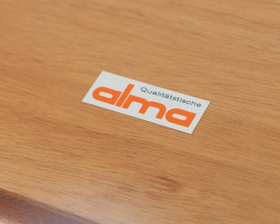 Image 1 of Tavolo da pranzo/tavolino da caffè, regolabile in altezza, in legno di ciliegio, anni '70