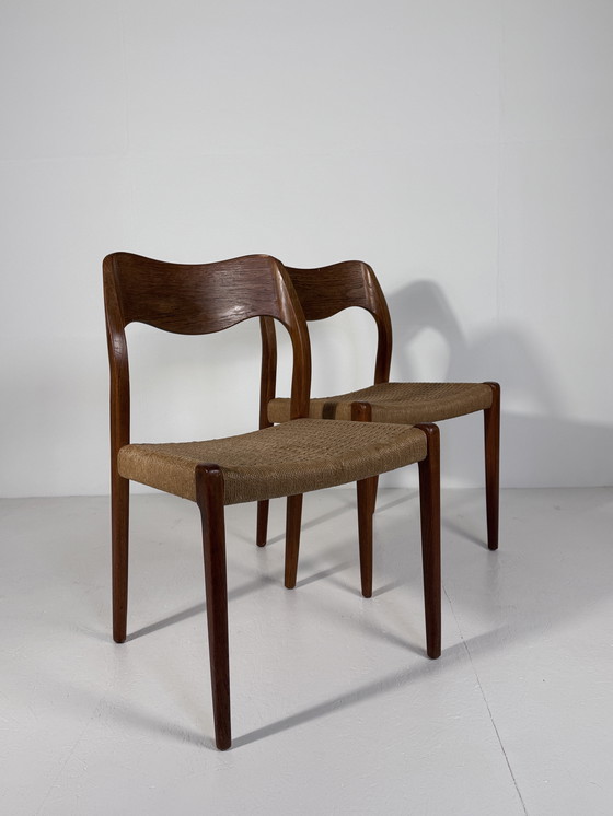 Image 1 of Niels Otto Møller Modell 71 Stühle (2er Set)