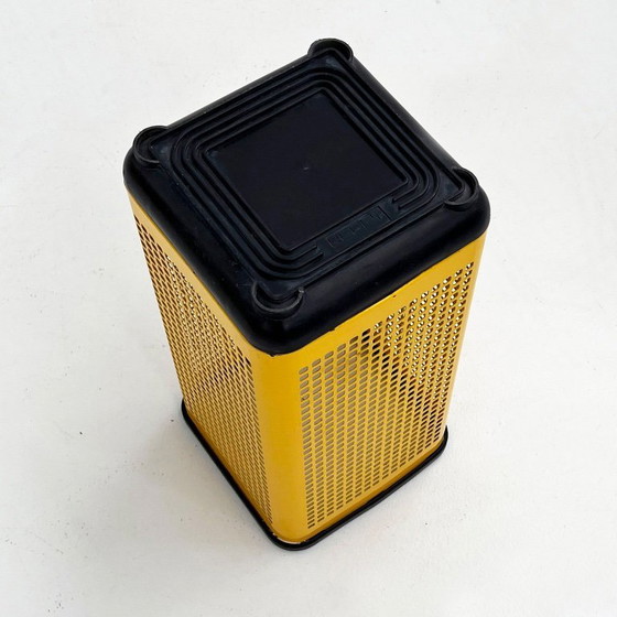 Image 1 of Yellow Perforated Bin / Umbrella Holder from Neolt, 1980s