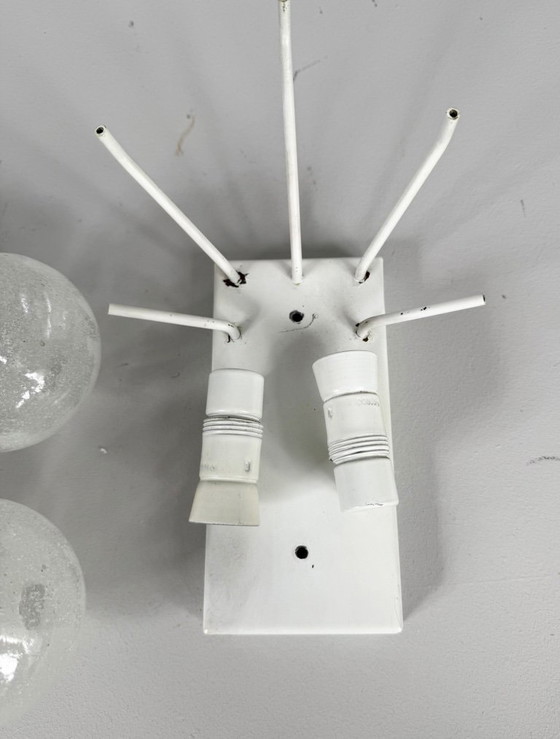 Image 1 of Ensemble de 2 appliques murales, modèle : « Tulipan 9 WA » pour KALMAR FRANKEN KG, Autriche, années 1960