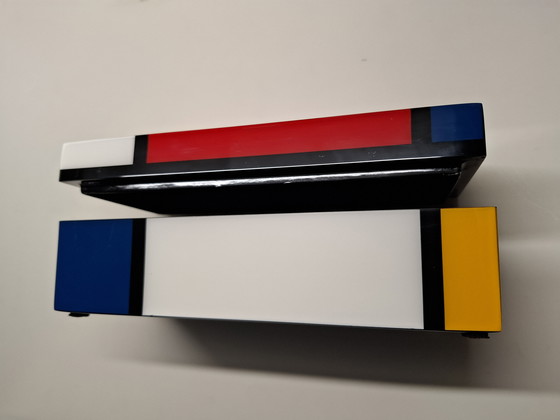 Image 1 of Mondrian Lacquer Box Lacma Edition