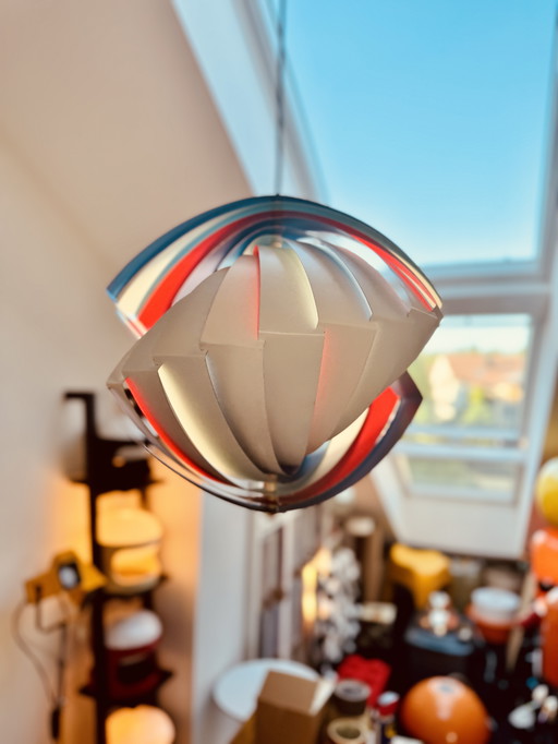 Louis Weisdorf pour Lyfa Design Lampe "Konkylie", Danemark 1964 - Superbe pièce d'apparat vintage de la modernité du Mid Century