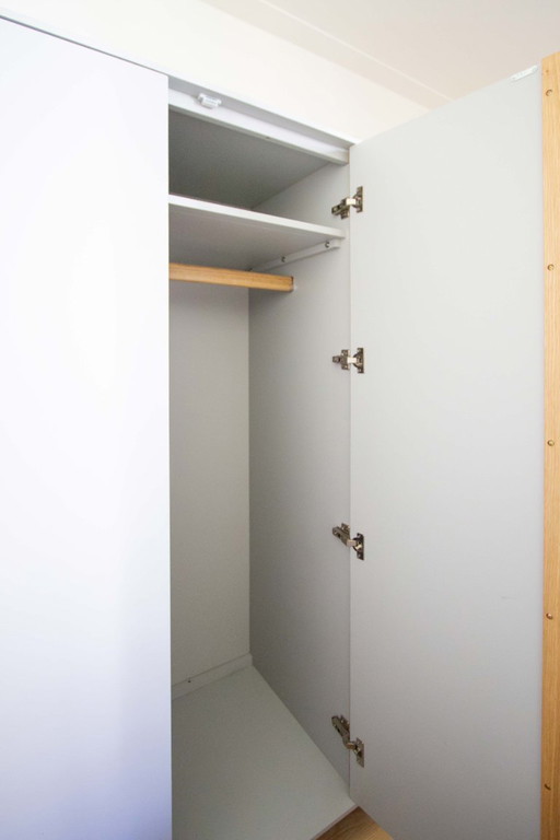 2 X Made.com - Wardrobes, With 3 Doors, Grey & Oak With Mirror