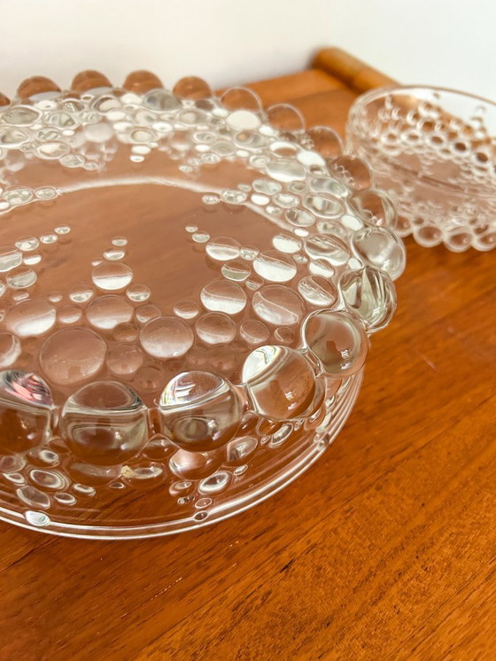 Image 1 of Vintage set (6x) bowls large/small Bolero Bubble 70's