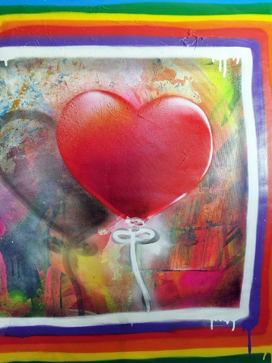 Image 1 of YOUTHONE - All you need is love - Toile d'artiste