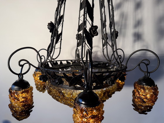 Image 1 of Kroonluchter Murano 1950/60