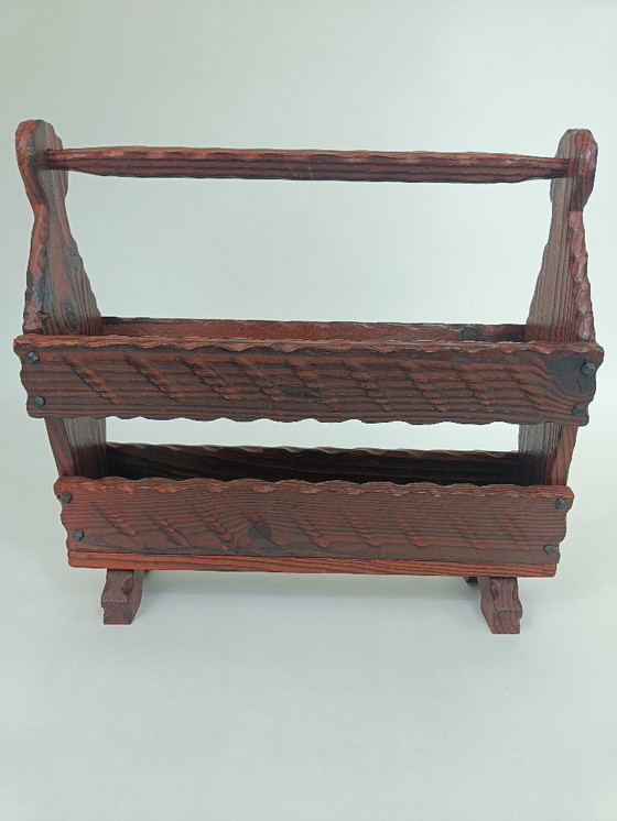 Image 1 of Brutalist Spaanse lectuurbak – 1970s