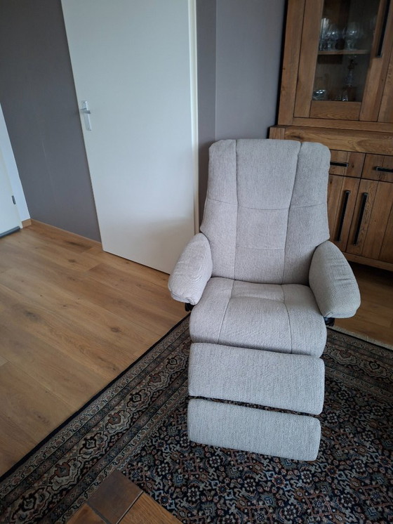Image 1 of Set Stressless Mayfair Medium Power leg + accu fauleuils met elektrische relax: