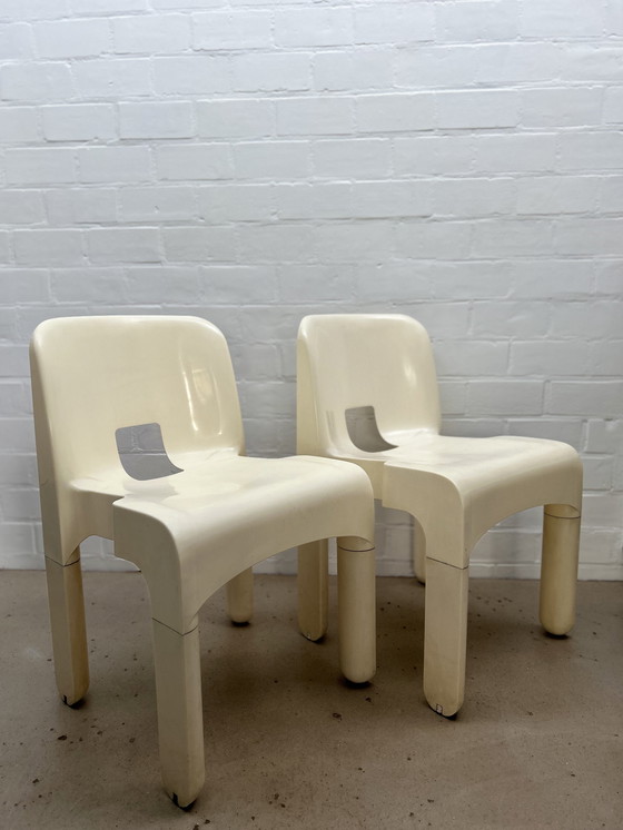 Image 1 of 2x Joe Colombo 4867 Voor Kartell