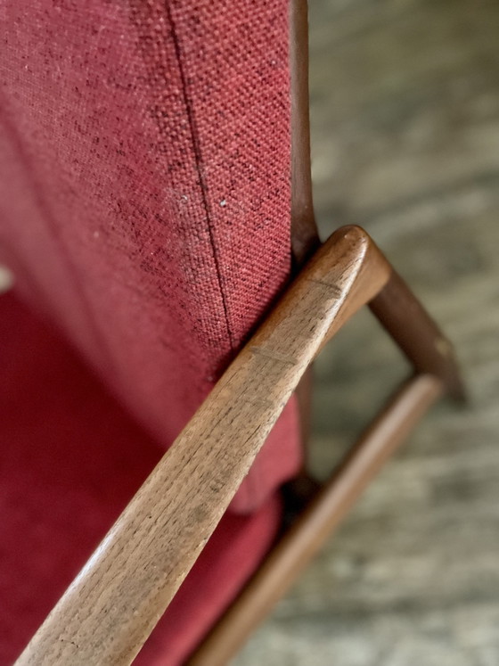 Image 1 of Paper Knife fauteuil van Kai Kristiansen voor Magnus Oleson, vintage uit het midden van de vorige eeuw.