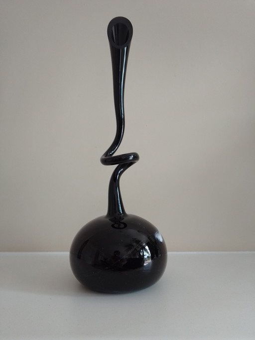 Skulptur aus mundgeblasenem Glas