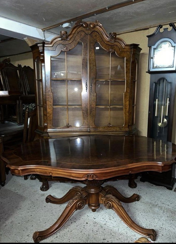 Image 1 of Barok eetkamer tafel