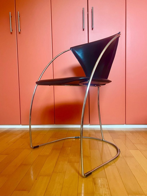 4x Chaise noire Arrben