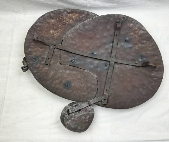 Image 1 of Ensemble de sculptures murales brutalistes signées B + D, vers 1965–1975