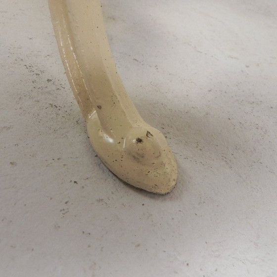 Image 1 of Gartentisch, Bistrotisch mit Marmorplatte, 1950er Jahre