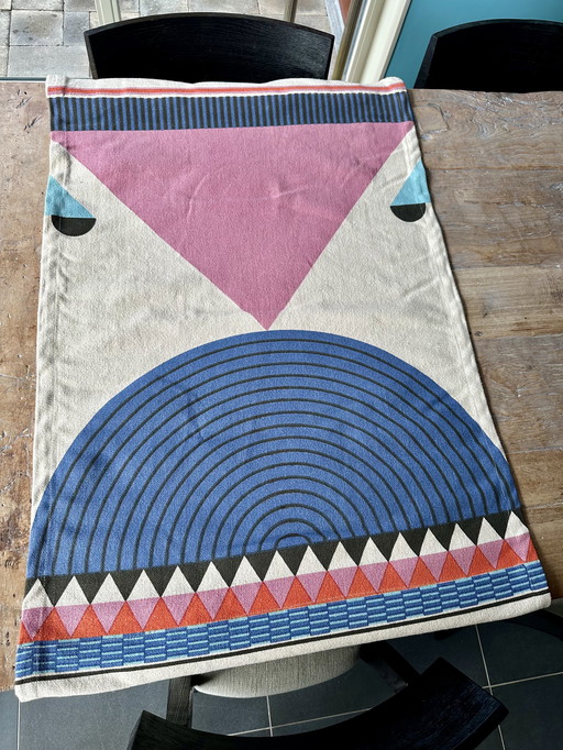 Arazzo da parete XL di design in colori pastello