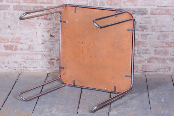 Restored Art Deco Dining Table, by Thonet, Chrome, Steel, Germany, 1930s – Wood (photo 8 of 9)