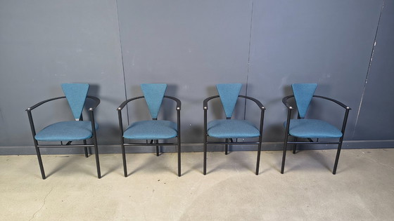 Image 1 of Sedie da pranzo vintage Belgo cromate, set di 4 - anni '80