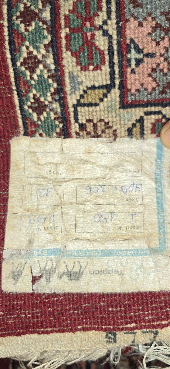 Image 1 of Majestic space-saving wonder: Hand-knotted Bidjar in the classic Herati pattern (approx. 13 m²)