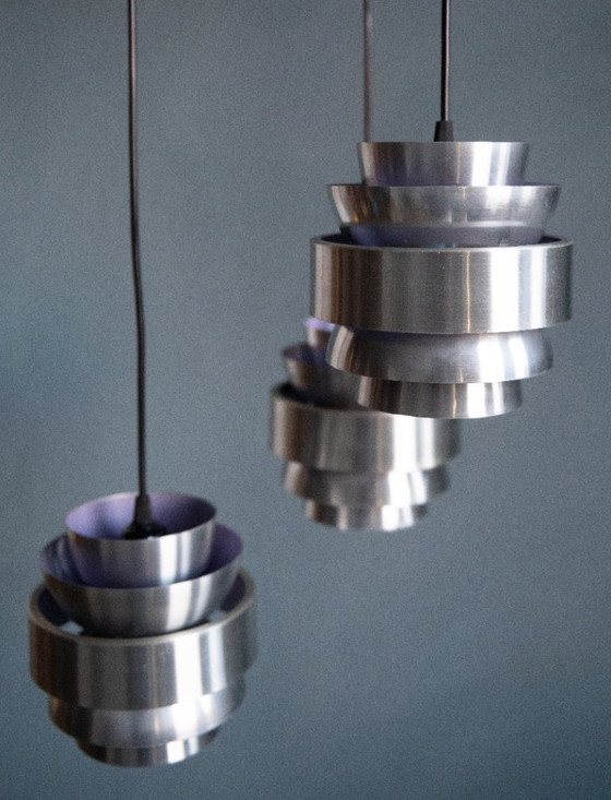 Image 1 of Metal Cascade Pendant Lamp by Lakro Amstelveen