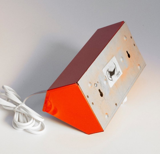 Image 1 of Lámpara de mesilla de noche naranja Elidus, de metal, diseñada por Hans-Agne Jakobsson en la década de 1970.