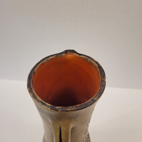 Image 1 of Jarrón / Jarra En Cerámica, Estilo Tribal, 70’S - Francia