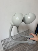 Two vintage Snake wall lamps by Vrieland design 80s