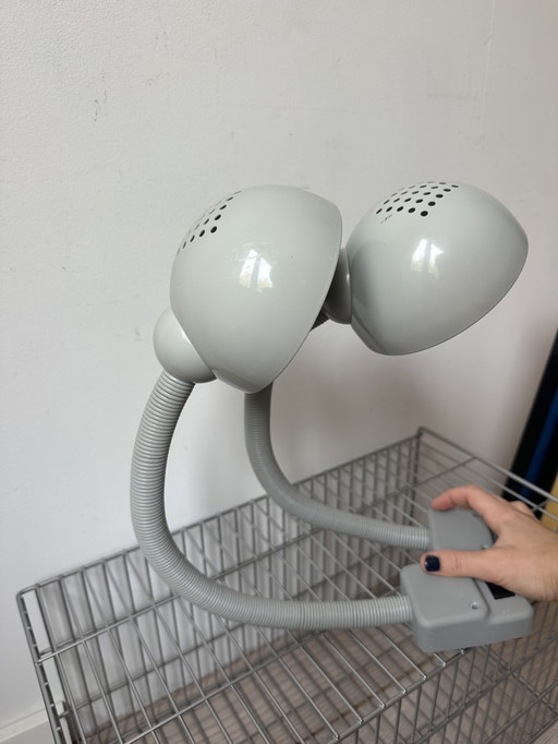 Two vintage Snake wall lamps by Vrieland design 80s