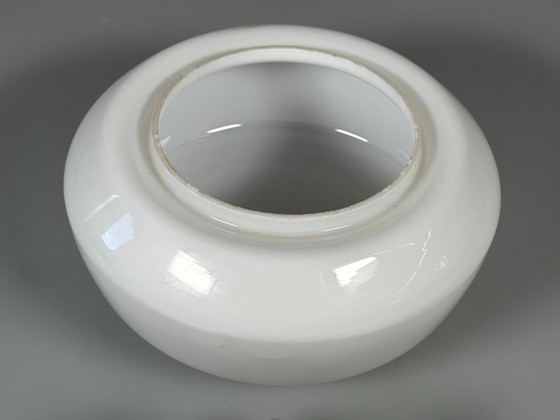 Image 1 of 50er 60er Jahre Lampe Leuchte Plafoniere Milchglas Mid Century Glas Design RZB