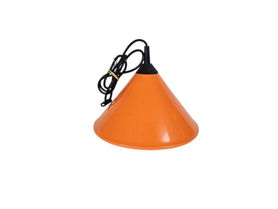 Image 1 of Vintage - Arancione - 'Cappello da strega' - Lampada a sospensione - Postmoderna - Anni '80