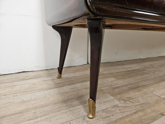 Credenza in mogano con piano in vetro, 1960 – Credenze, Legno (photo 41 of 43)