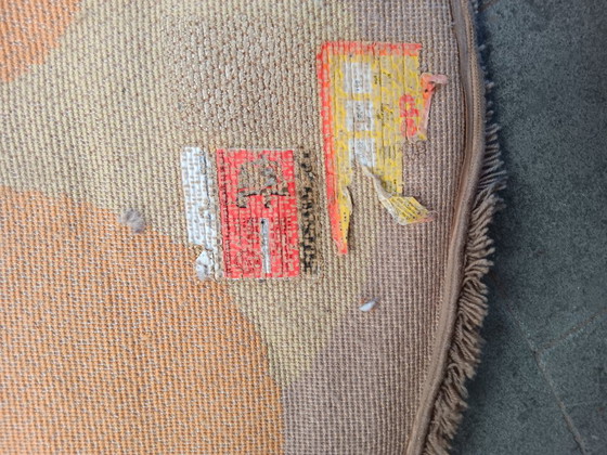 Tapis rond vintage Desso à poils longs – années 1970 – Objets déco, Wool (photo 5 of 6)