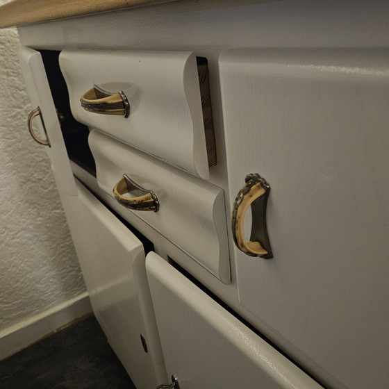 Kitchen Buffet, 1950s - 1960s, Restored – Cabinets, Ceramic, Glass (photo 9 of 15)