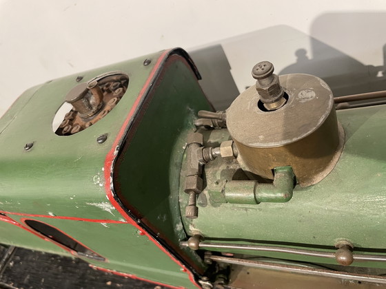Image 1 of Stoomtrein Op Schaal in Originele Opbergbox Stoomlocomotief De Haan Rotterdam