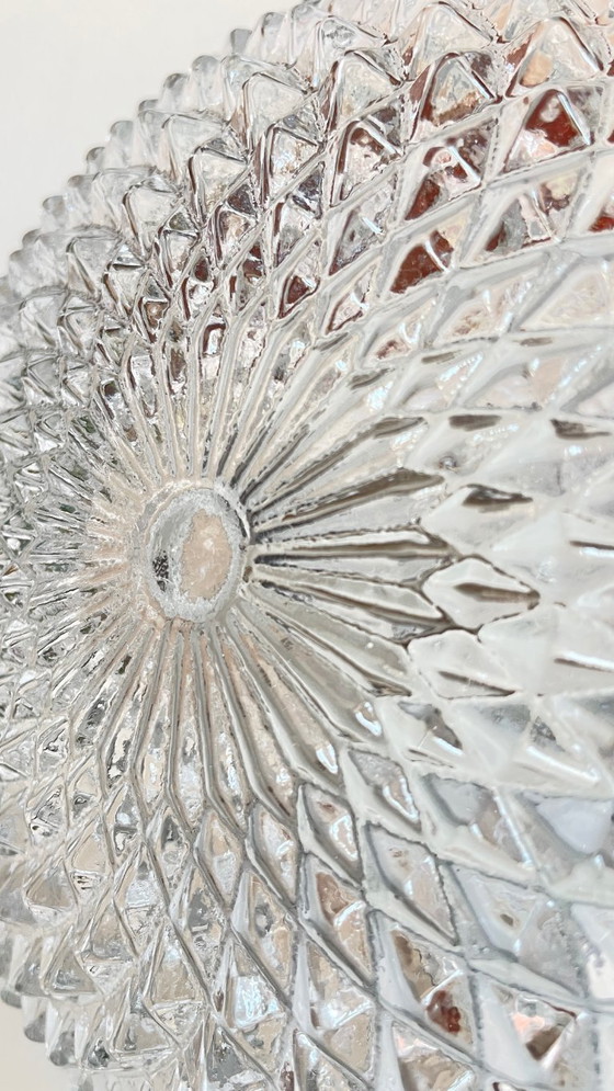 Image 1 of Lampada da soffitto in semicristallo anni '50